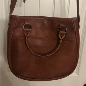 Leather Elegant Brown Shoulder Bag